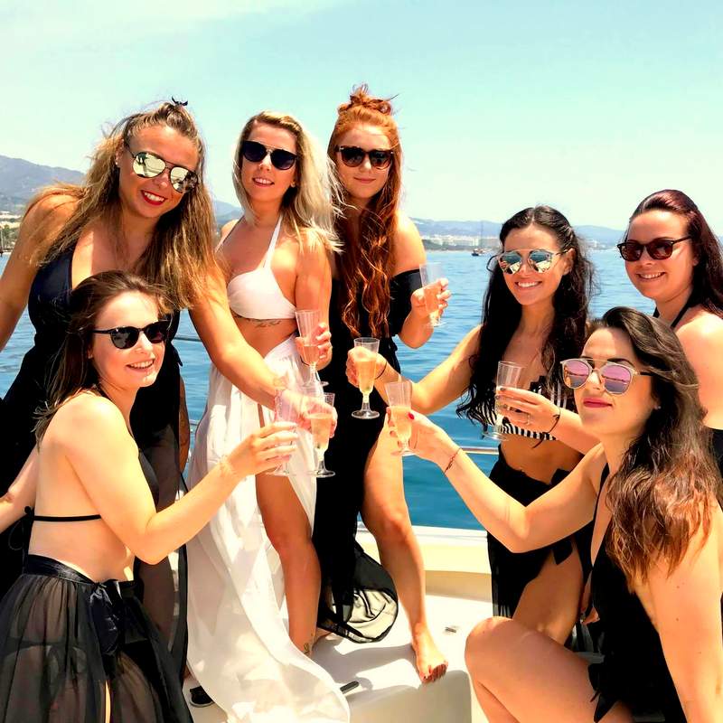 Hen party by the sea