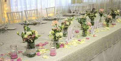 Wedding guests table in Nerja