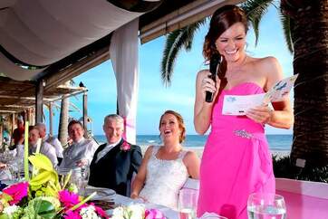 Nerja weddings Bridesmaid speech